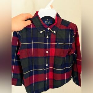 Polo by Ralph Lauren Kids Checkered Shirt - Red and Navy
